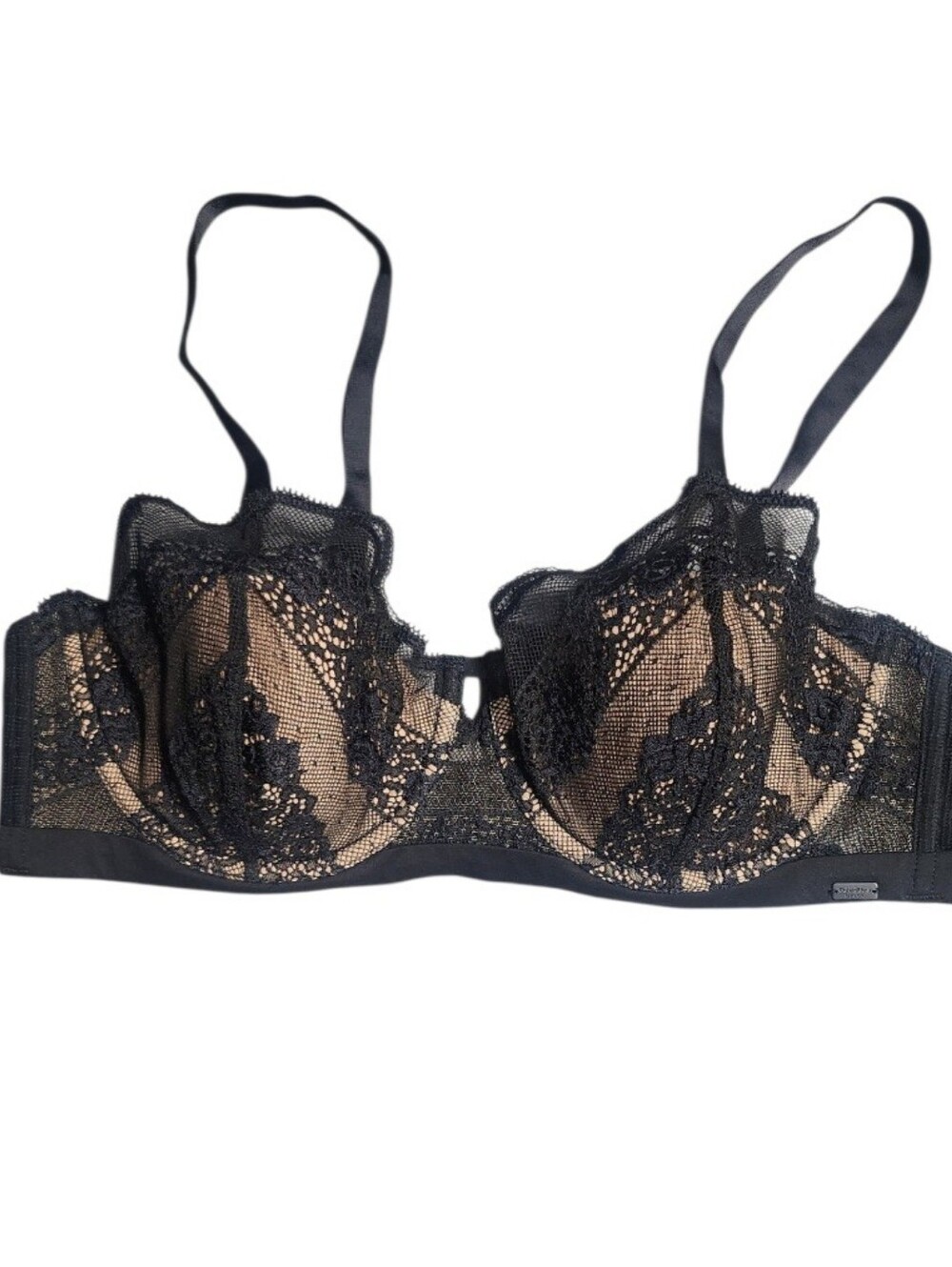 Womens Calvin Klein Black Label Sensual Spacer Sling Balconette Bra Size 36C